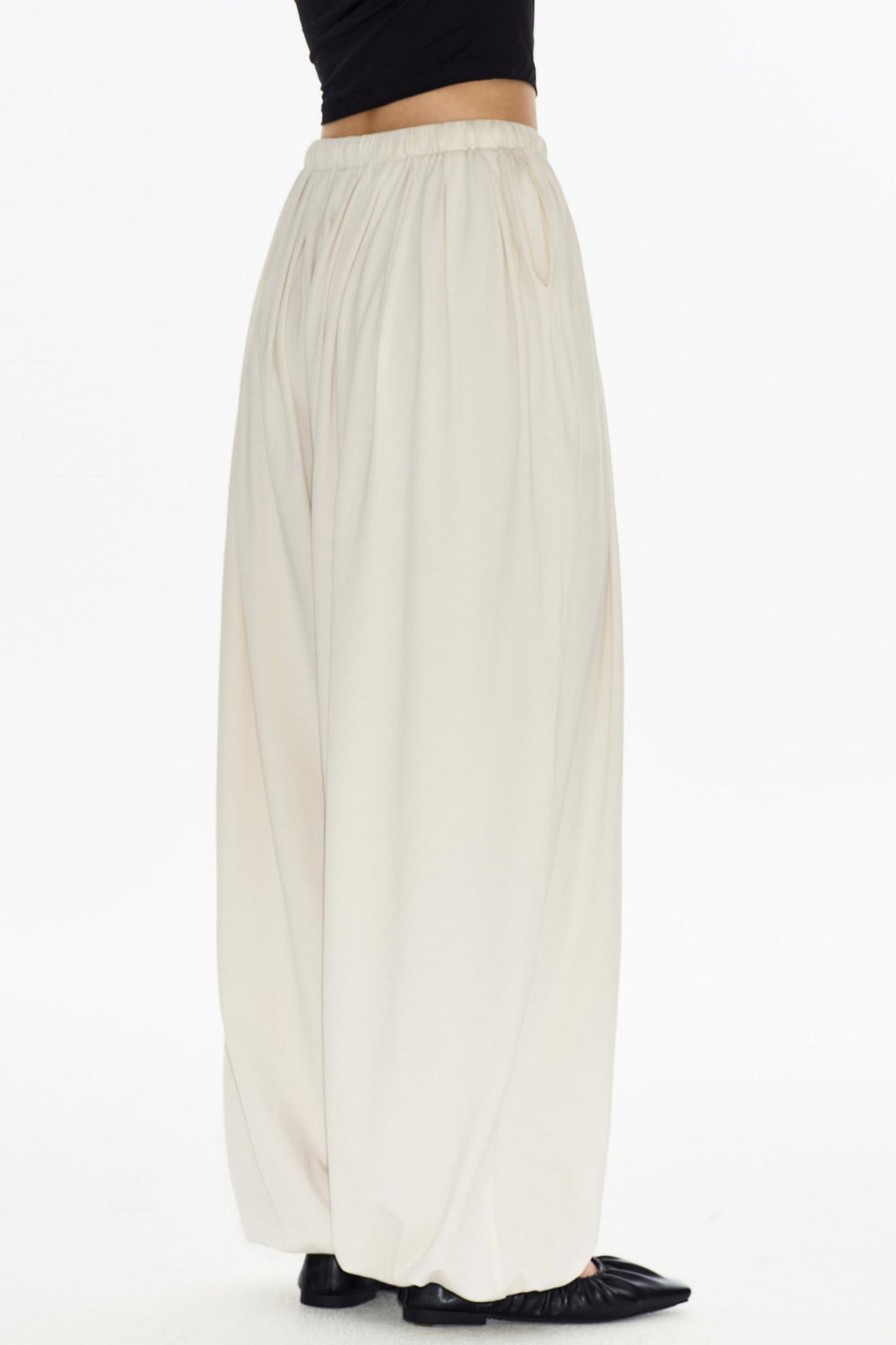 Hautfreundliche Drapierte Laternenhose