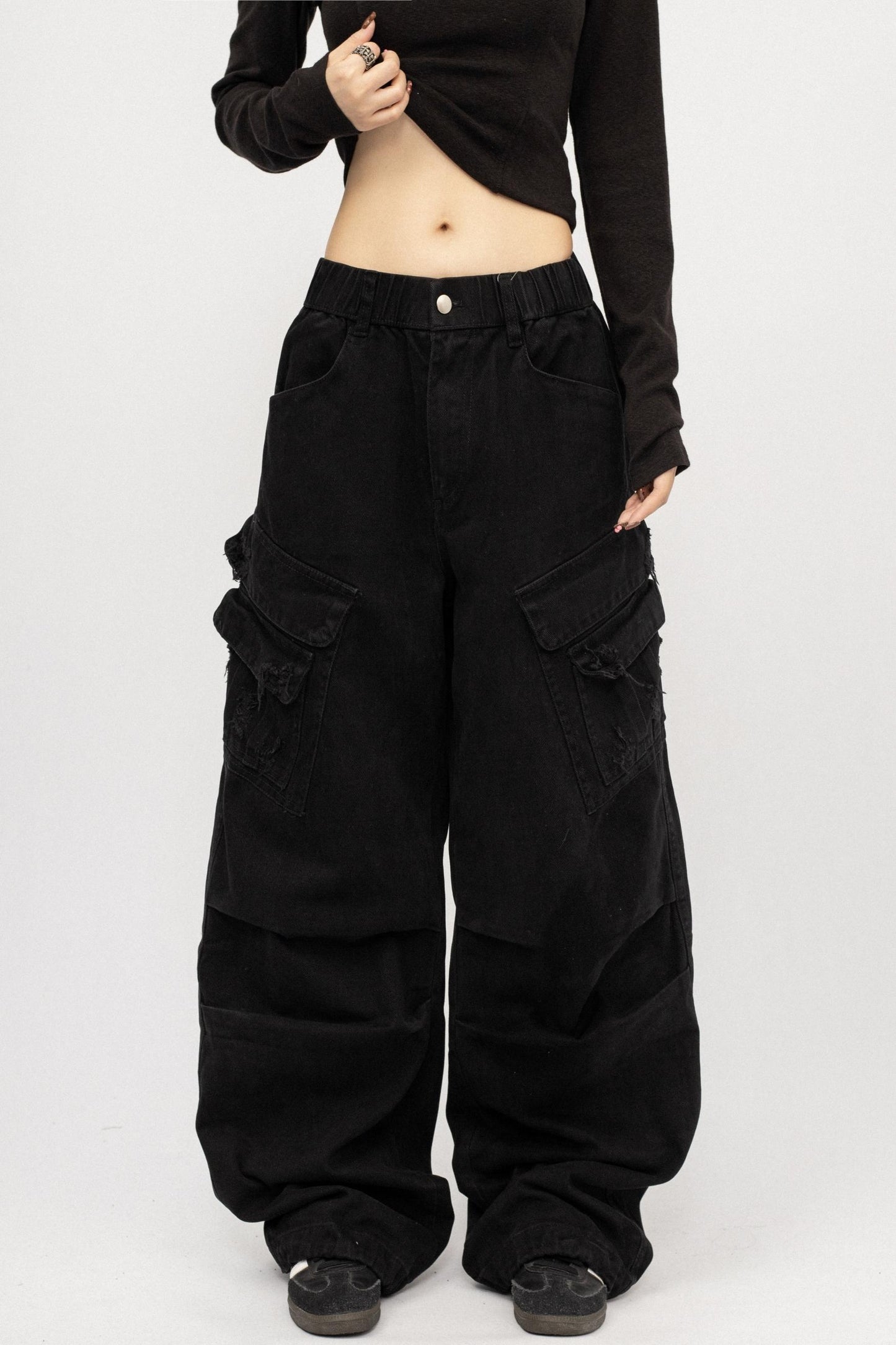 American Black Cargo Pants
