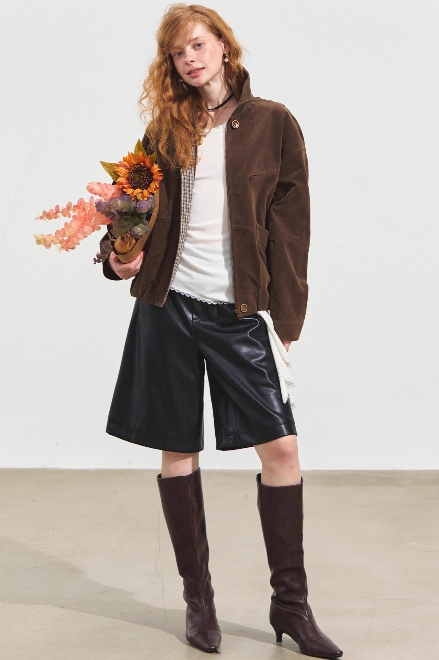 Asymmetrical Crinkled Top