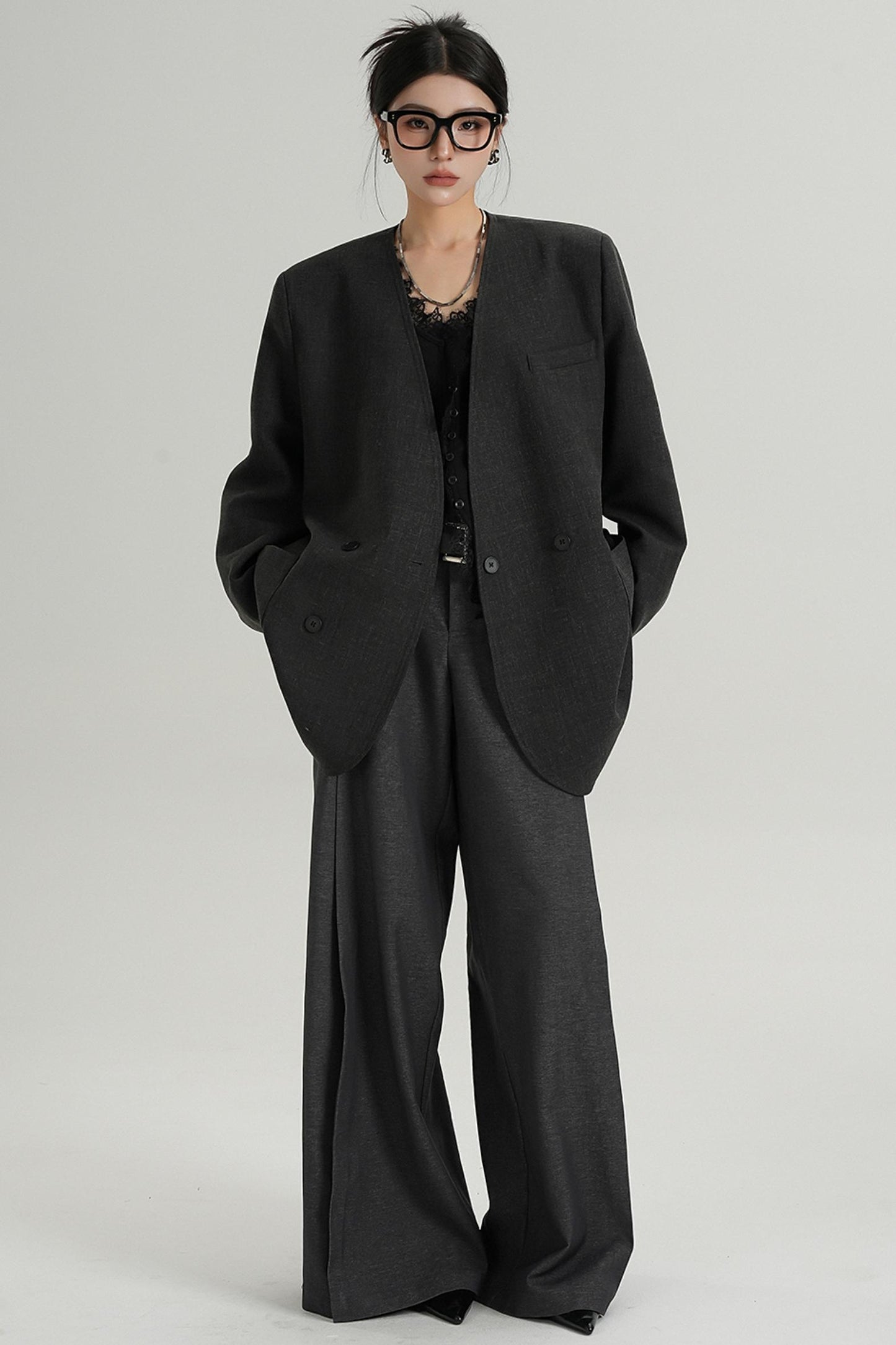 Loose Temperament Long Sleeve Blazer