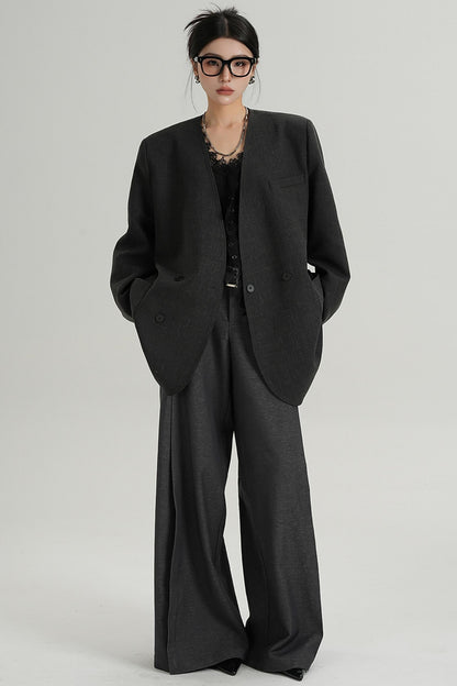 Loose Temperament Long Sleeve Blazer