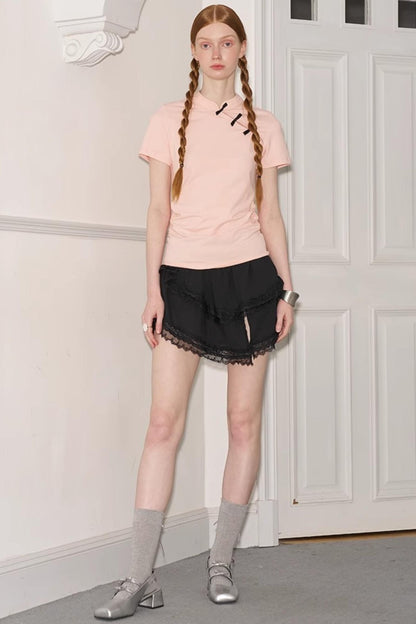 Slim Fit Colorblock Top