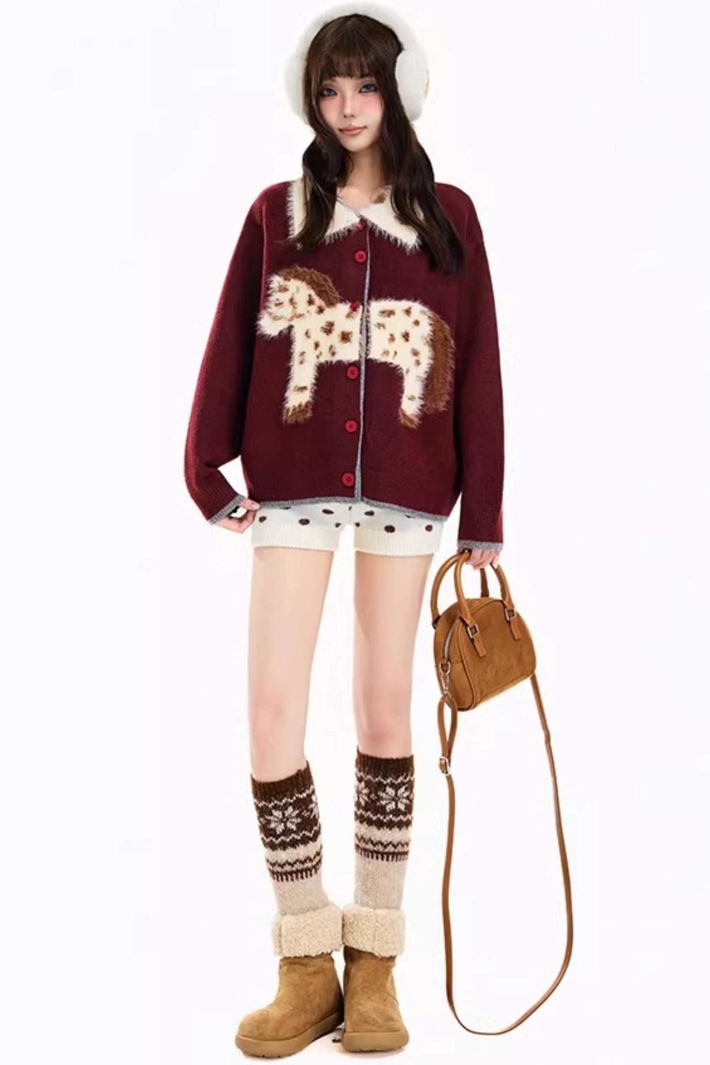 Patchwork Embroidered Knit Sweater