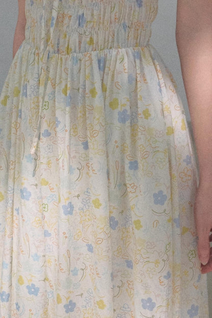 Bubbling Soda Printed Slip Dress