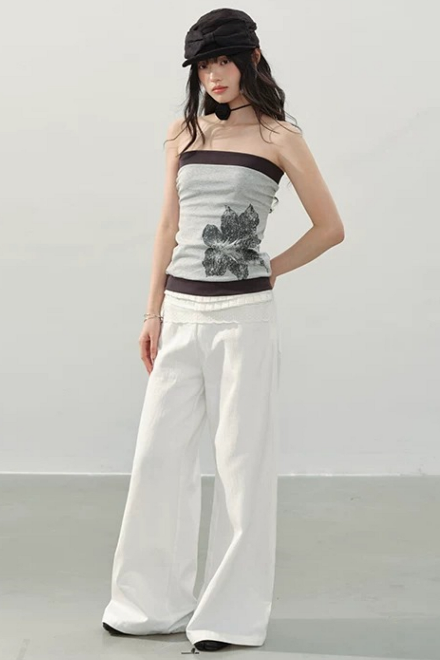 Retro Floral Tube Top