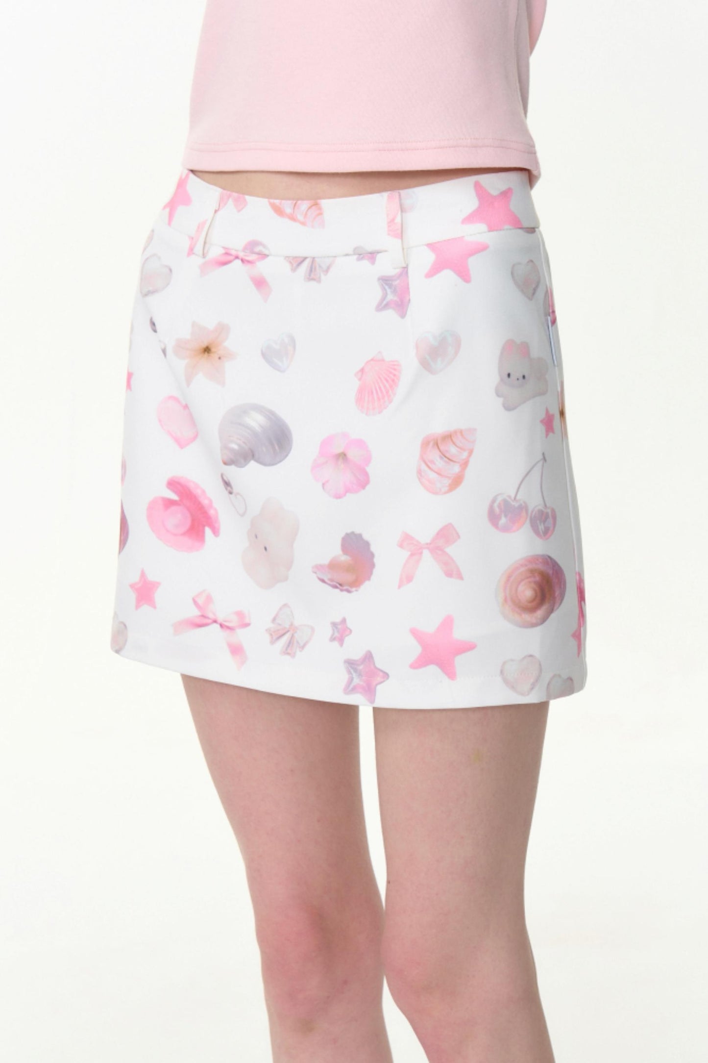 Pearl Print Skirt