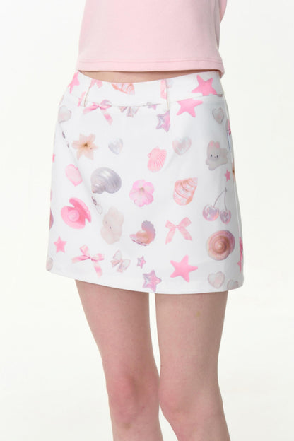 Pearl Print Skirt
