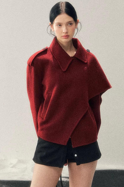 Eye-Catching Woolen Winter Coat