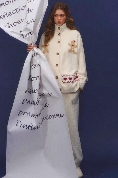 Gingerbread Fair Isle Knit Sweater Set-Up