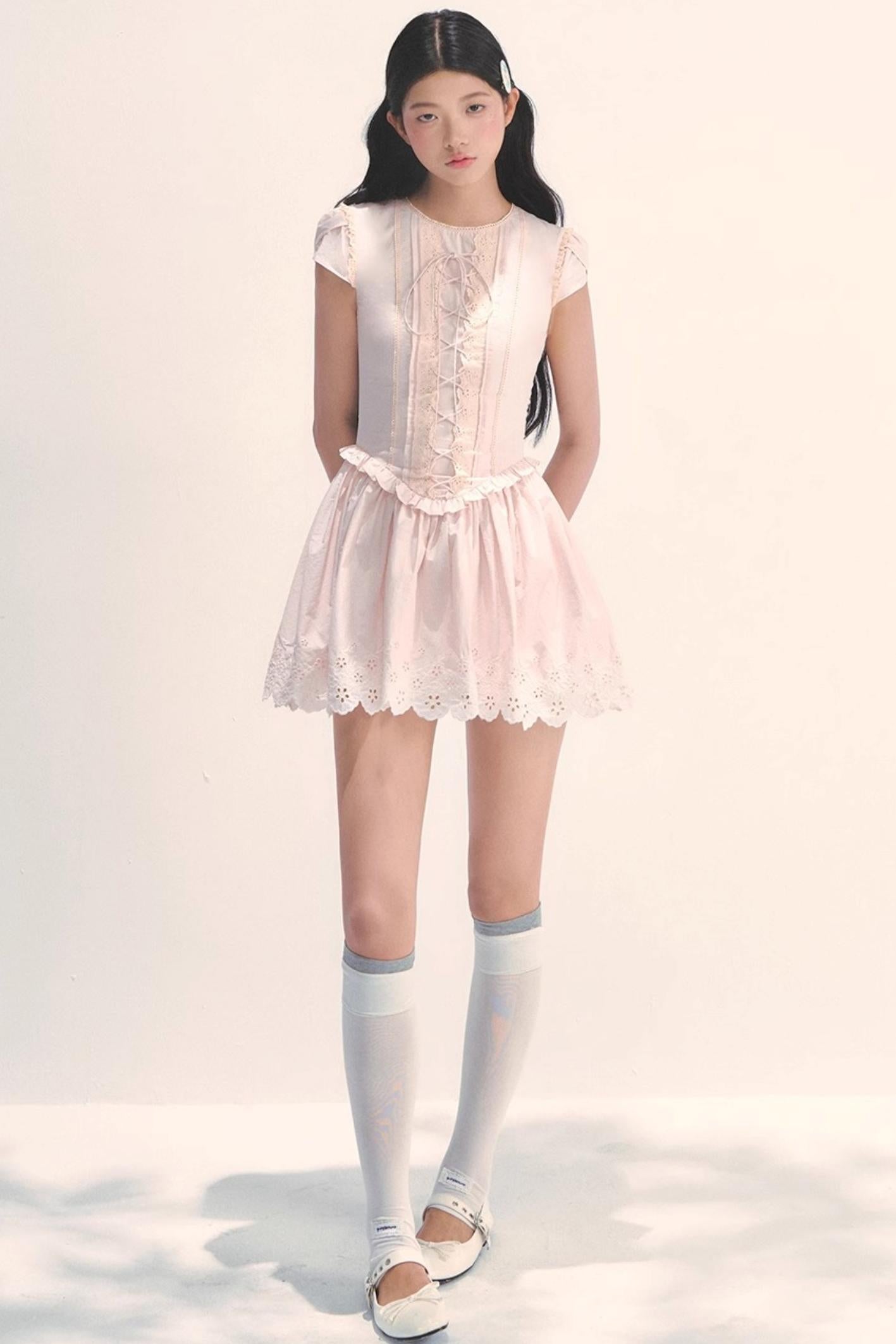 Quiet Pink Princess Tea Dress