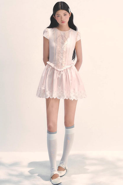 Quiet Pink Princess Tea Dress