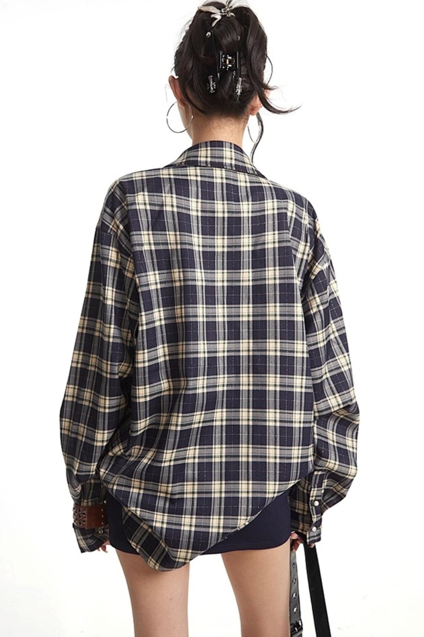 Vintage Pearl Letter Shirt