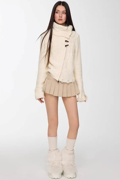 Off-White Toggle Sweater