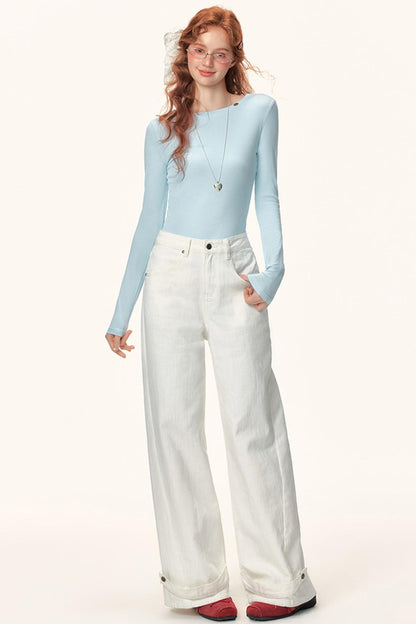 Versatile Winter Denim Pants