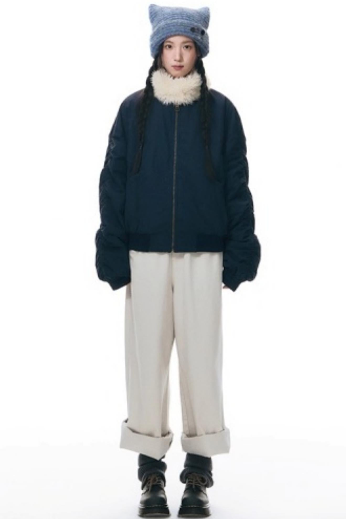 Warm Cotton Retro Stand-Up Jacket