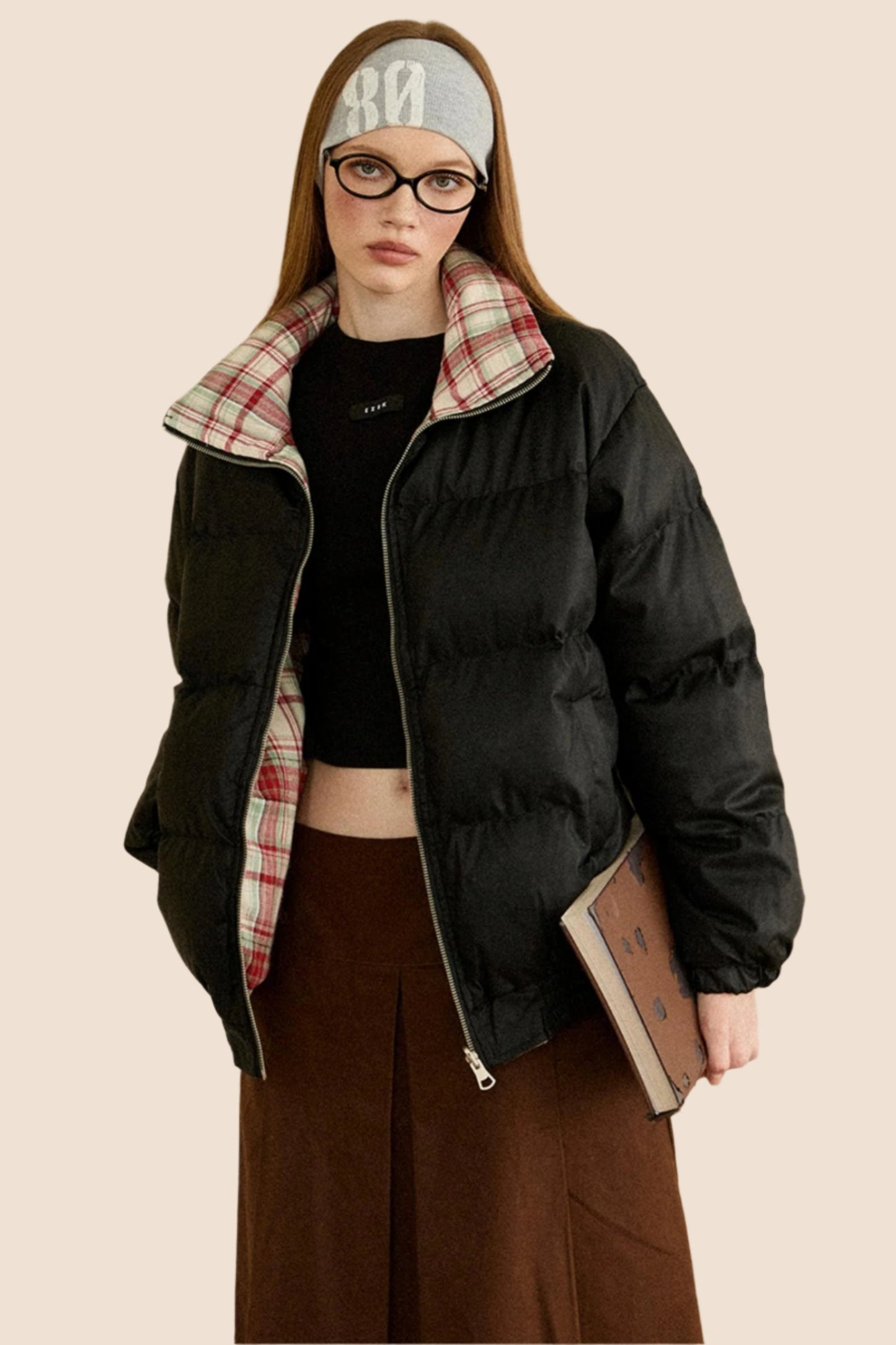 Retro Warm Reversible Winter Jacket