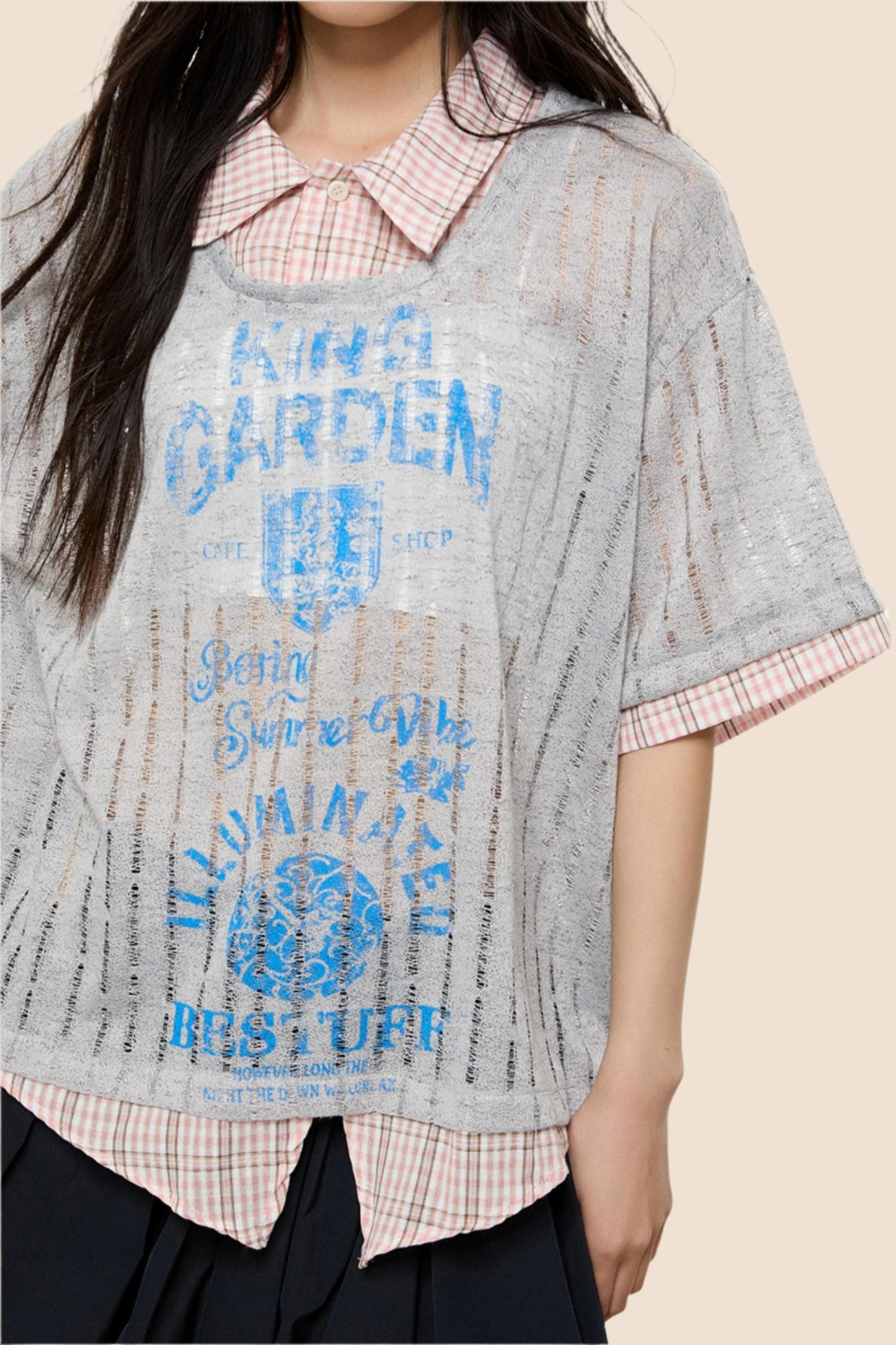 Summer Chic Collared T-Shirt