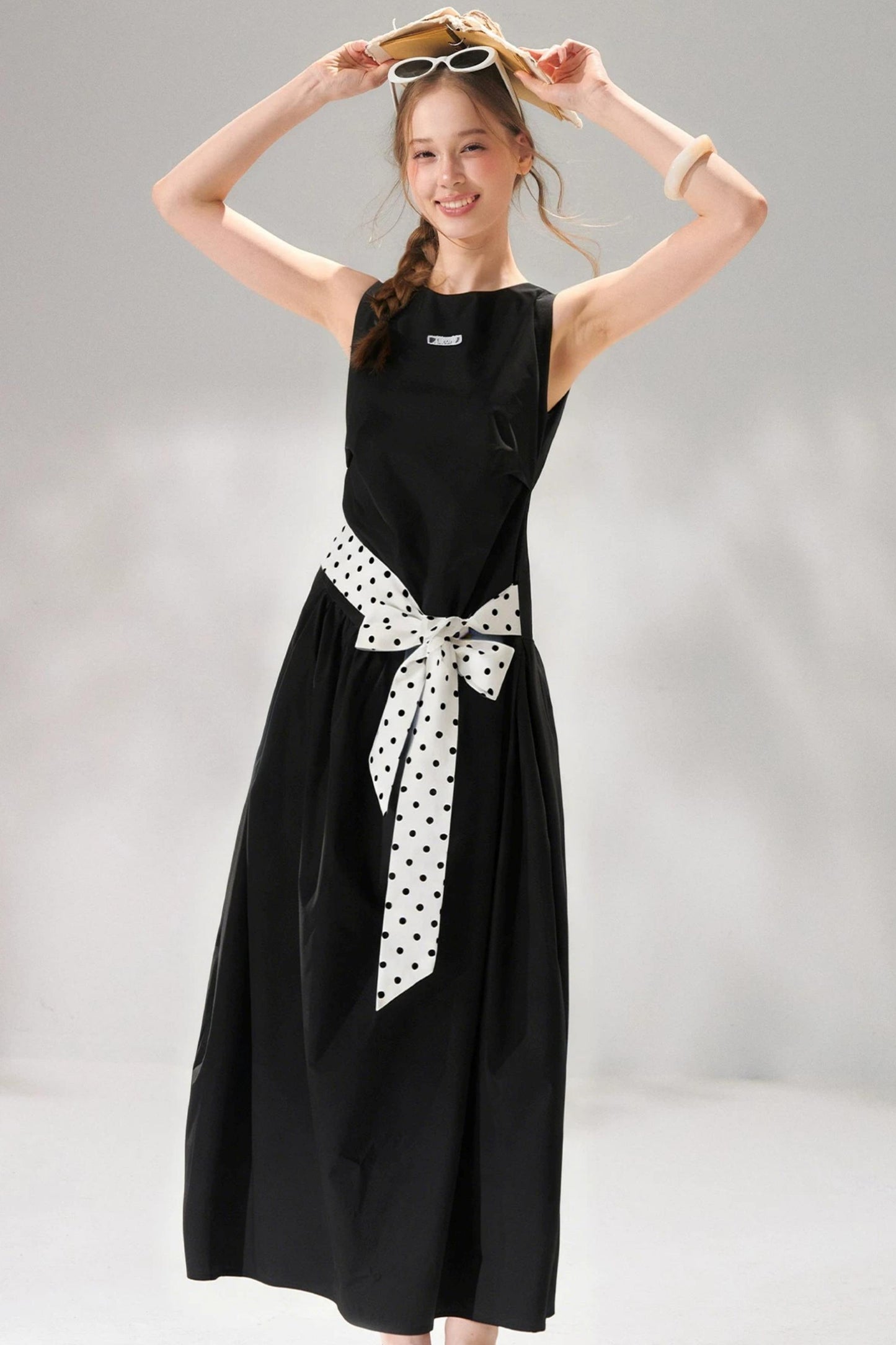 Polka Dot Floral Dress