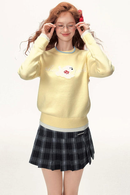 Winter Sweet Knit Sweater Girl