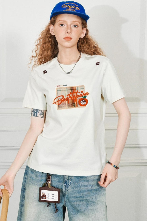 Vintage Embroidered Tee