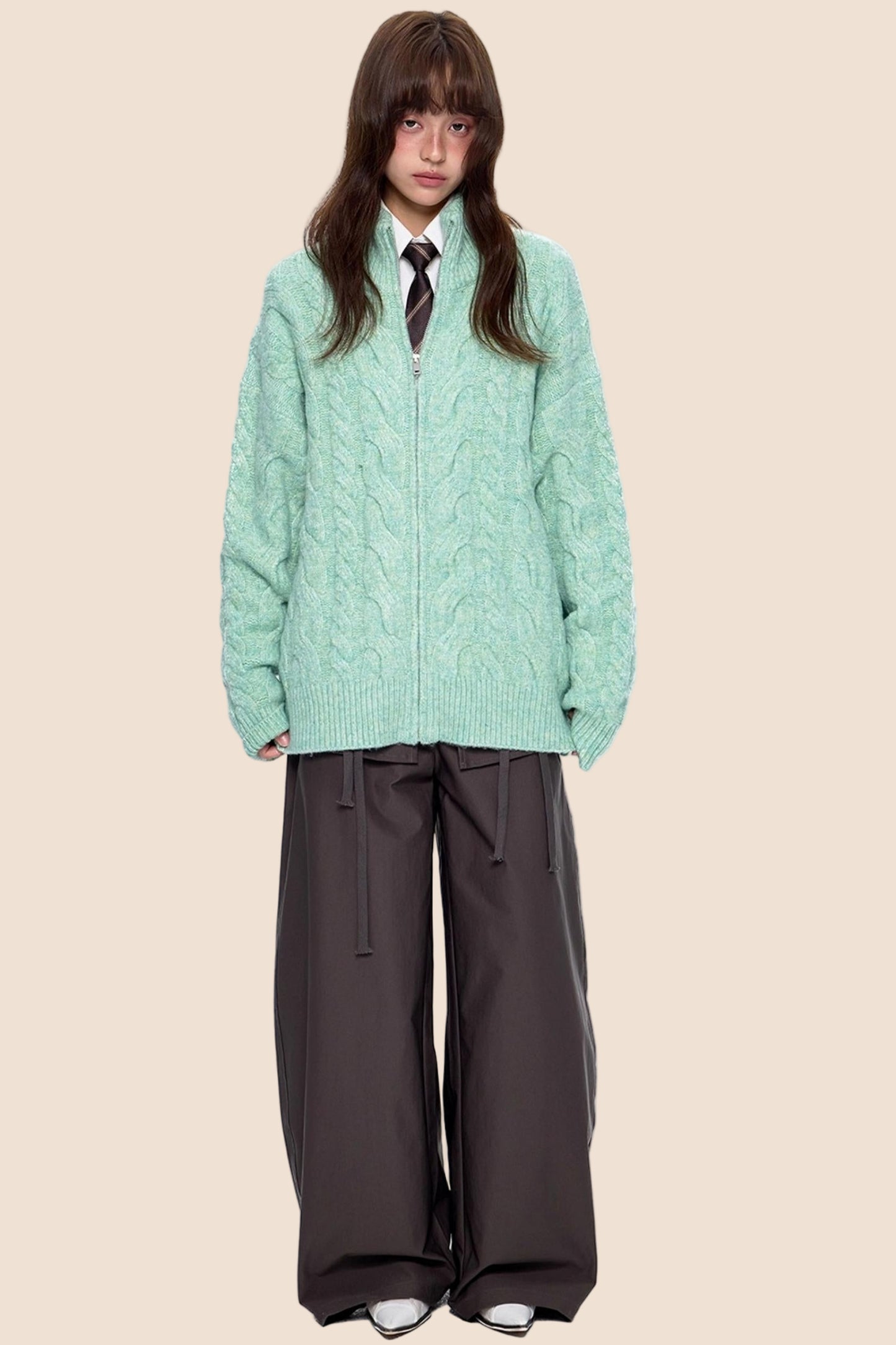 Twisted Knit Cardigan