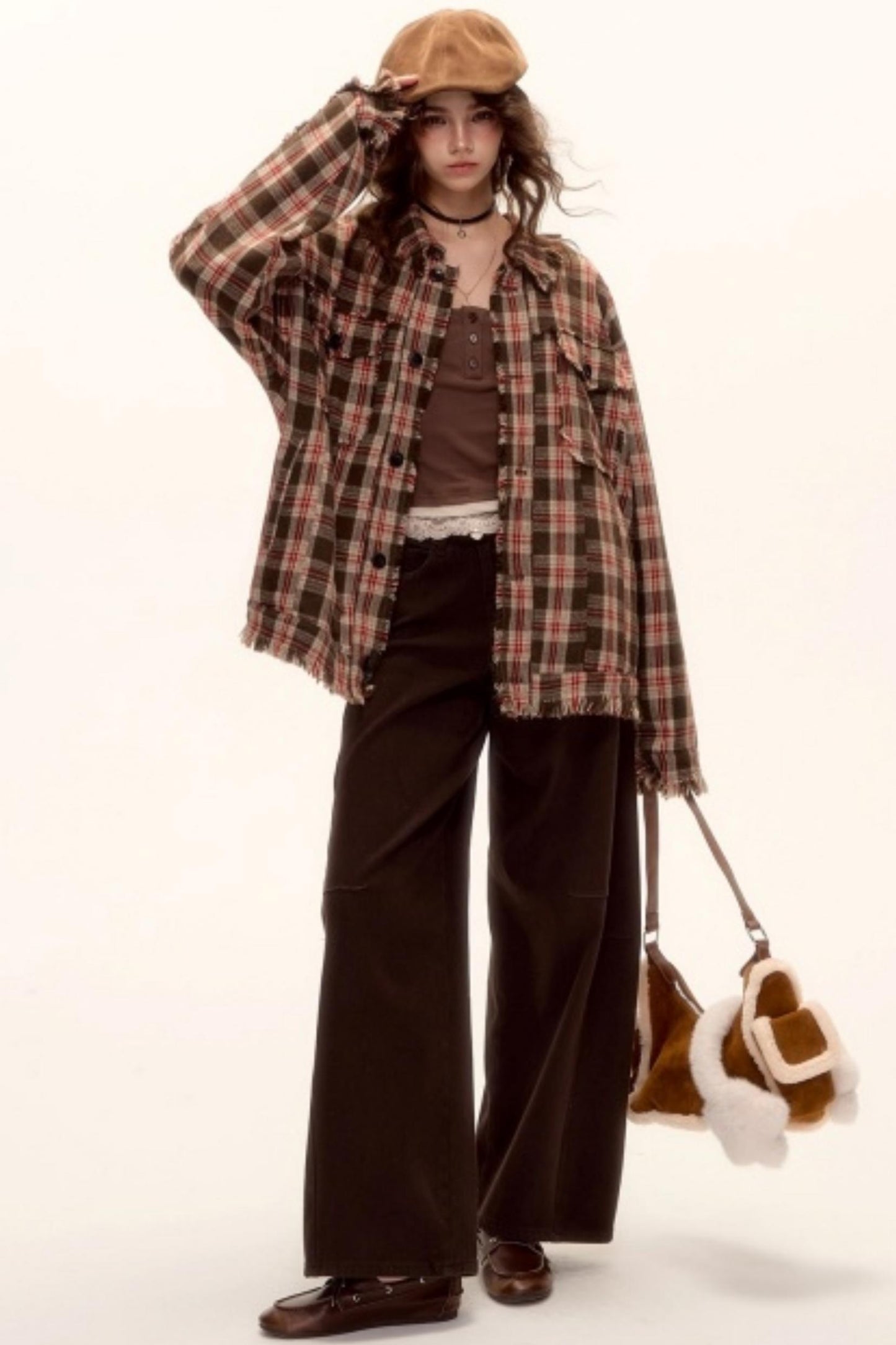 Scimitar Red Belt Denim Pants