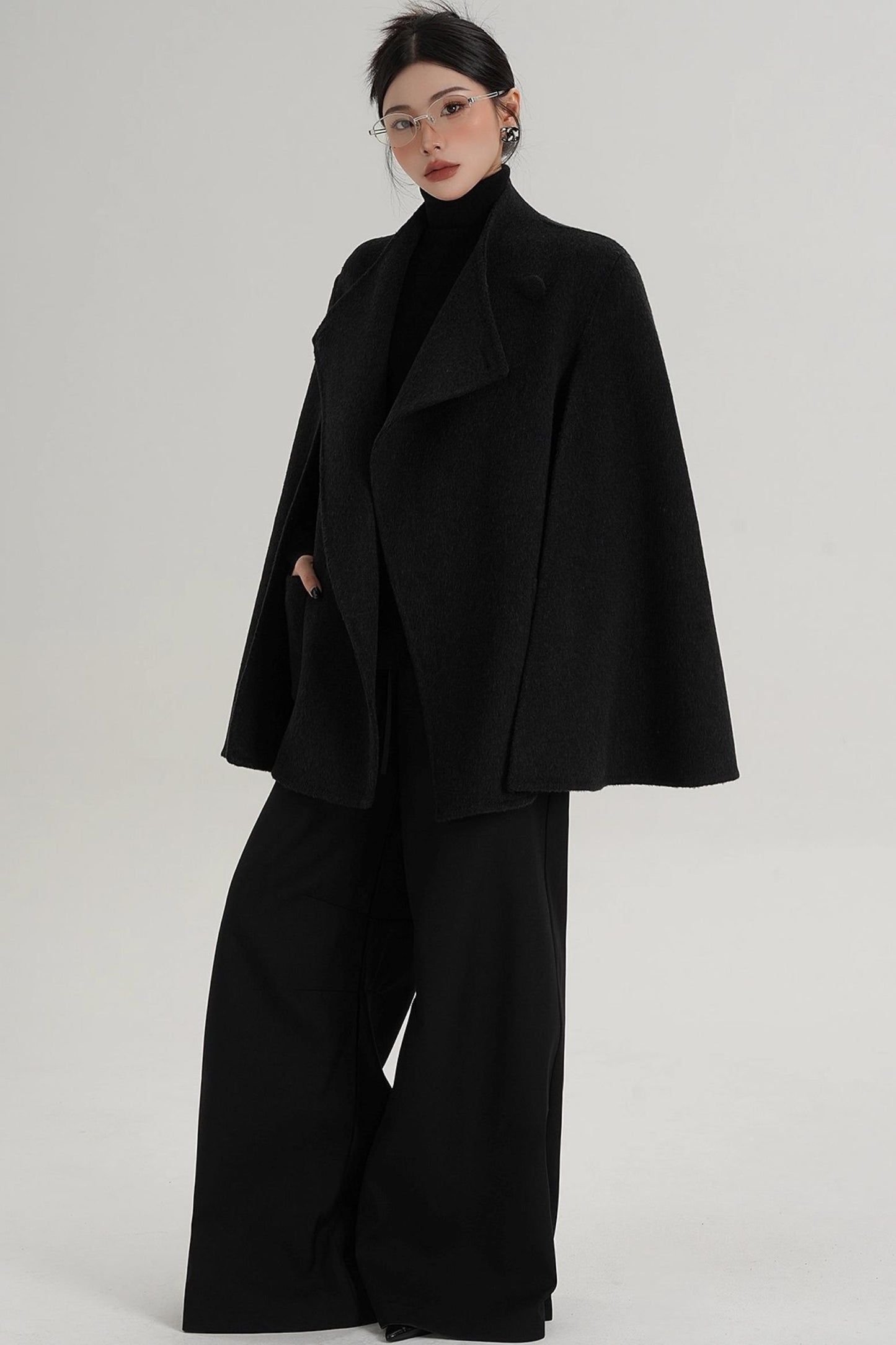 Woolen Cape Coat