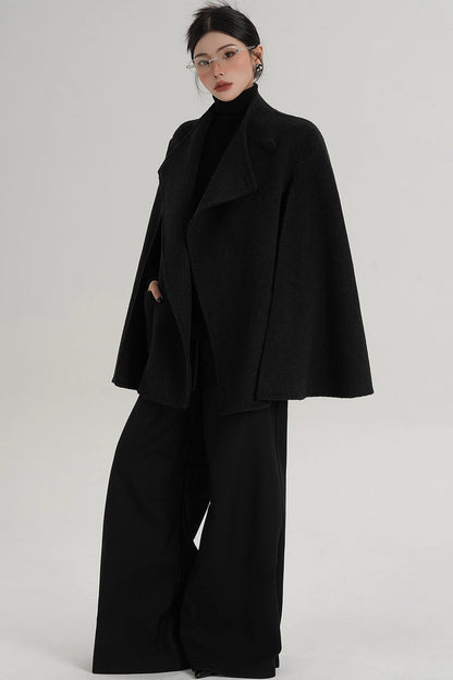 Woolen Cape Coat