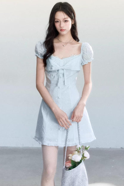 Light Blue Lace Dress