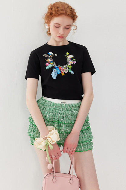 Rock Chic Tee & Bubble Skirt Set-Up