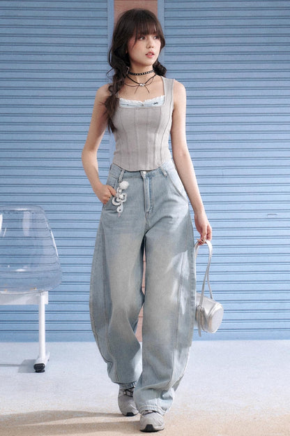 Teen Graffiti Skinny Jeans