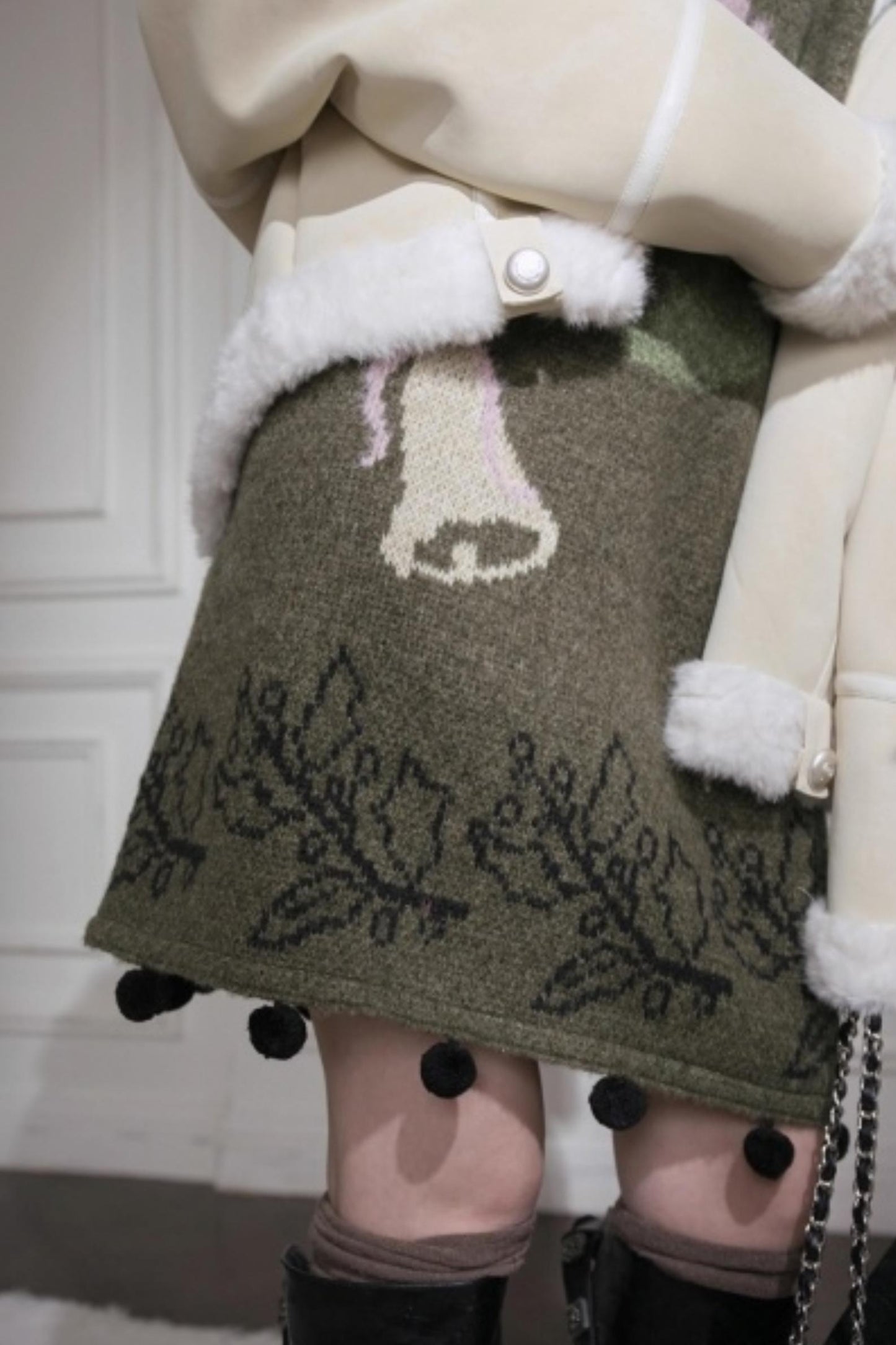 Pine Needle Knit Dress