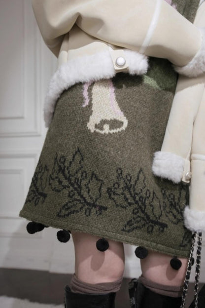 Pine Needle Knit Dress