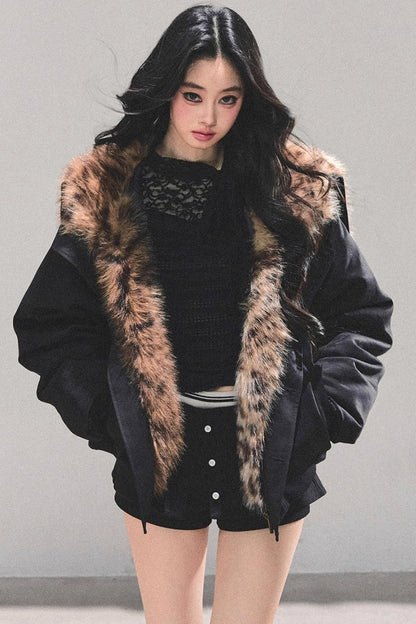 Black and White Lace Top