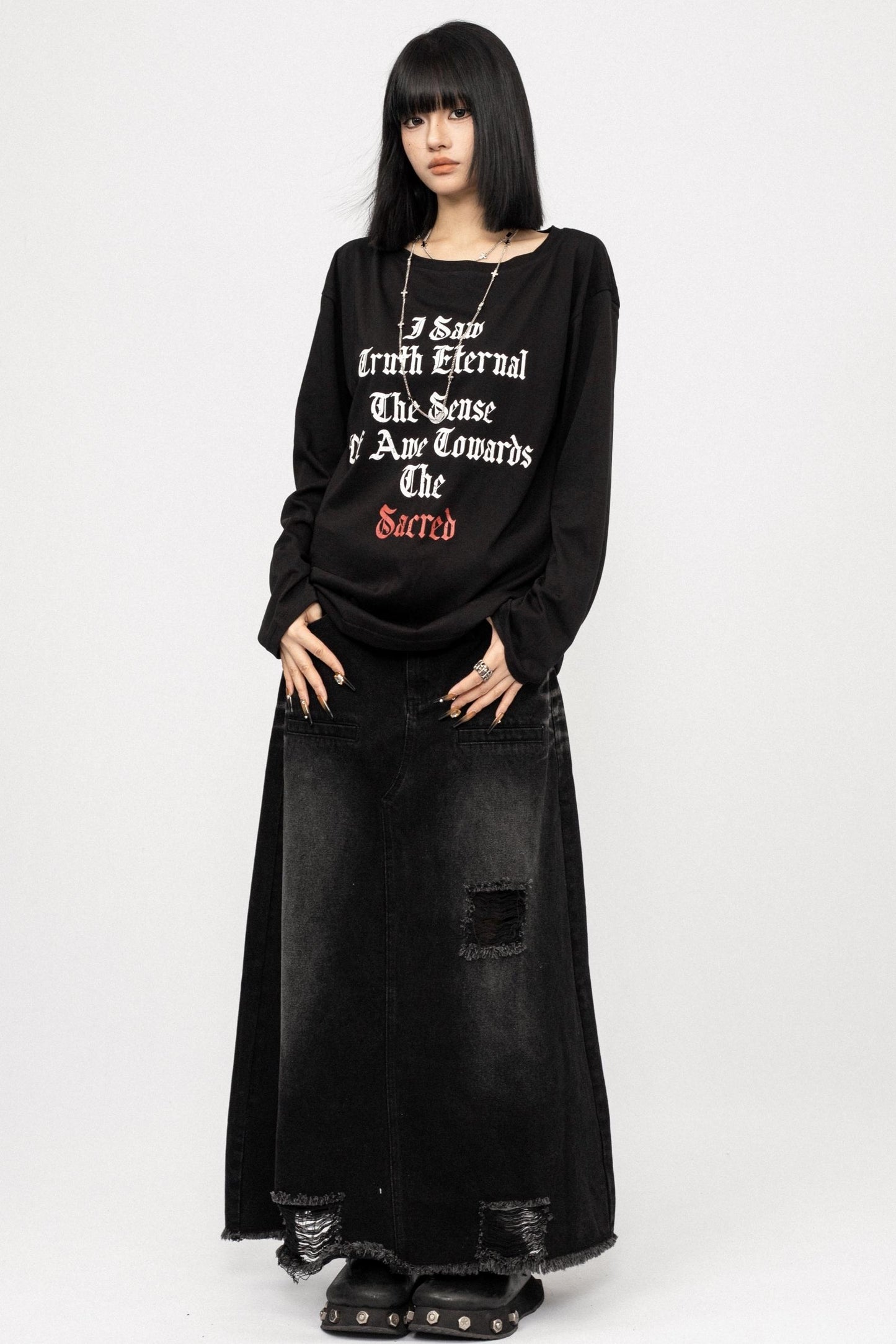 Vintage Monogram Print Sunscreen Top