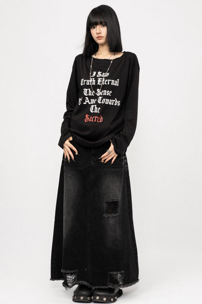 Vintage Monogram Print Sunscreen Top