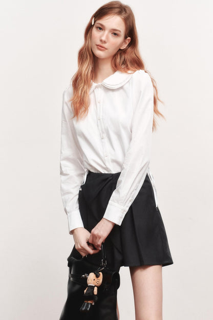 Minimal Design Long-Sleeved Top