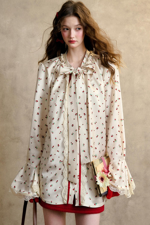 눈꽃 레이스 셔츠의 향기 