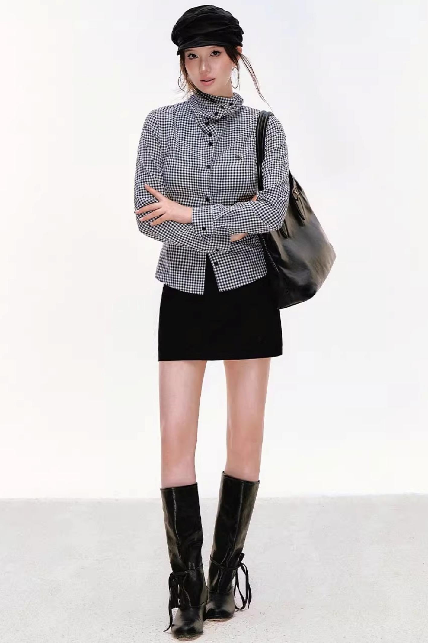 Temperament Waist Slimming Fashion Top