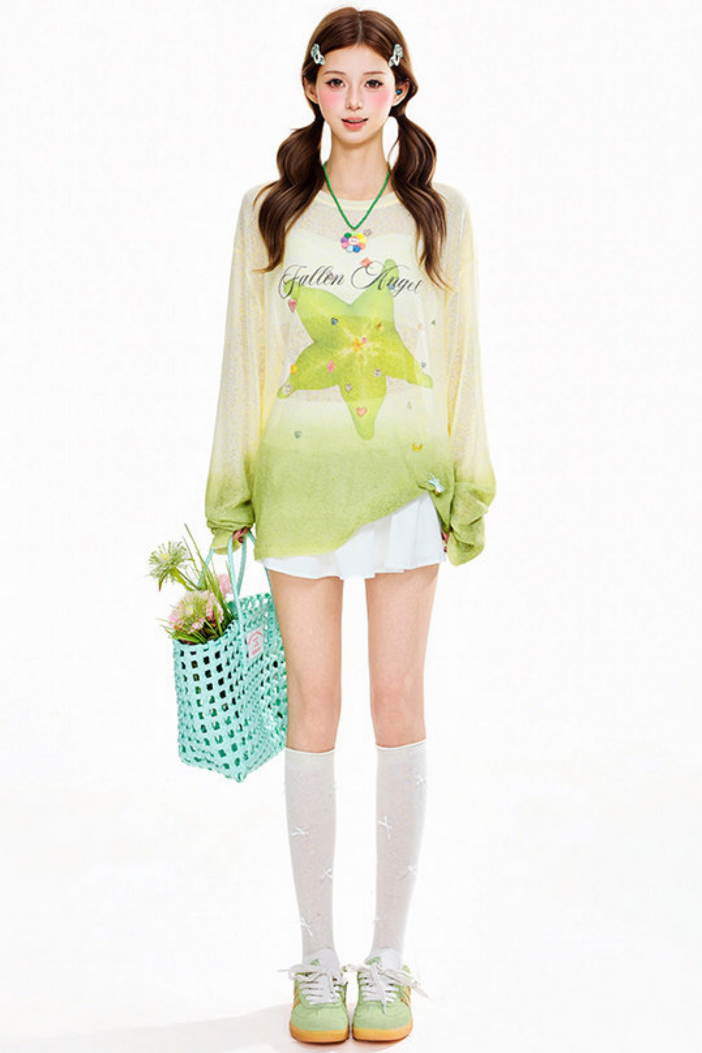 Cartoon Round-Neck Sweater