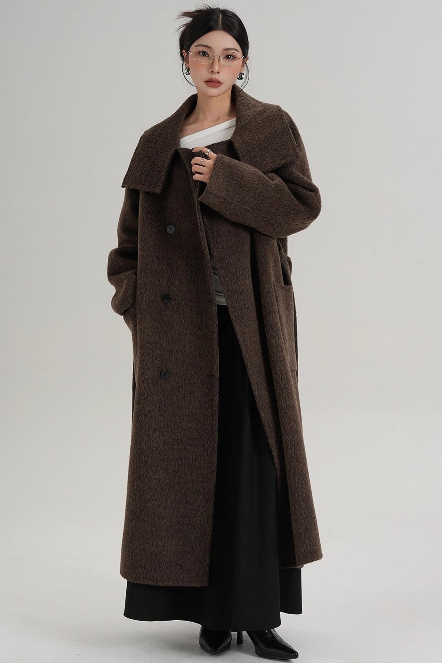 Square Wool Coat