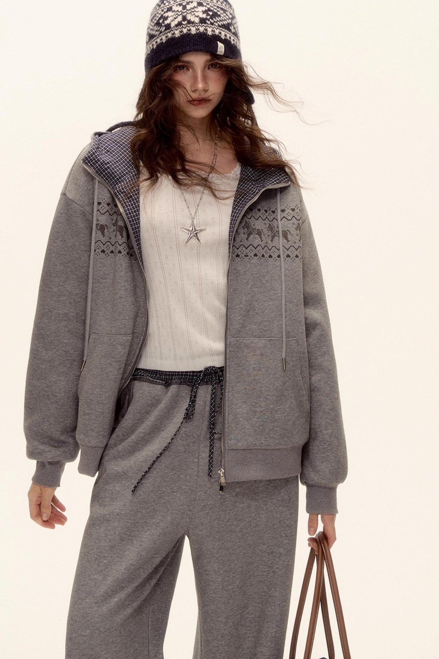 Fair Isle Quilted Jacket Set-Up