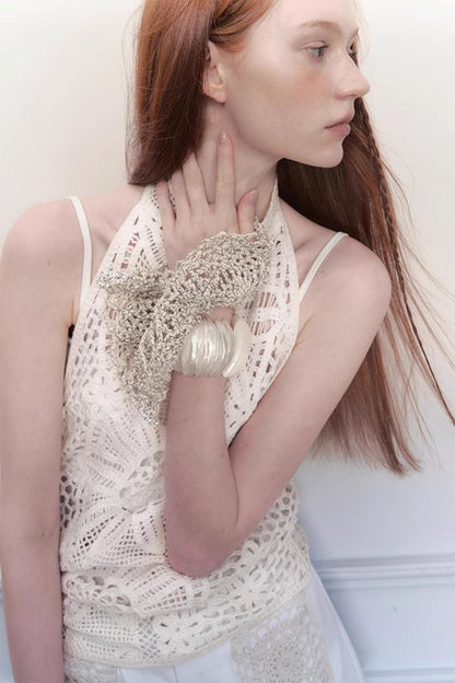 Hollow Knit Tank Top