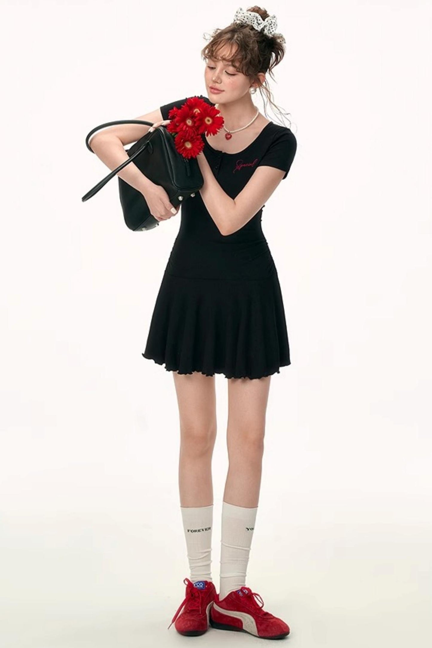 Summer Embroidered Slim Dress