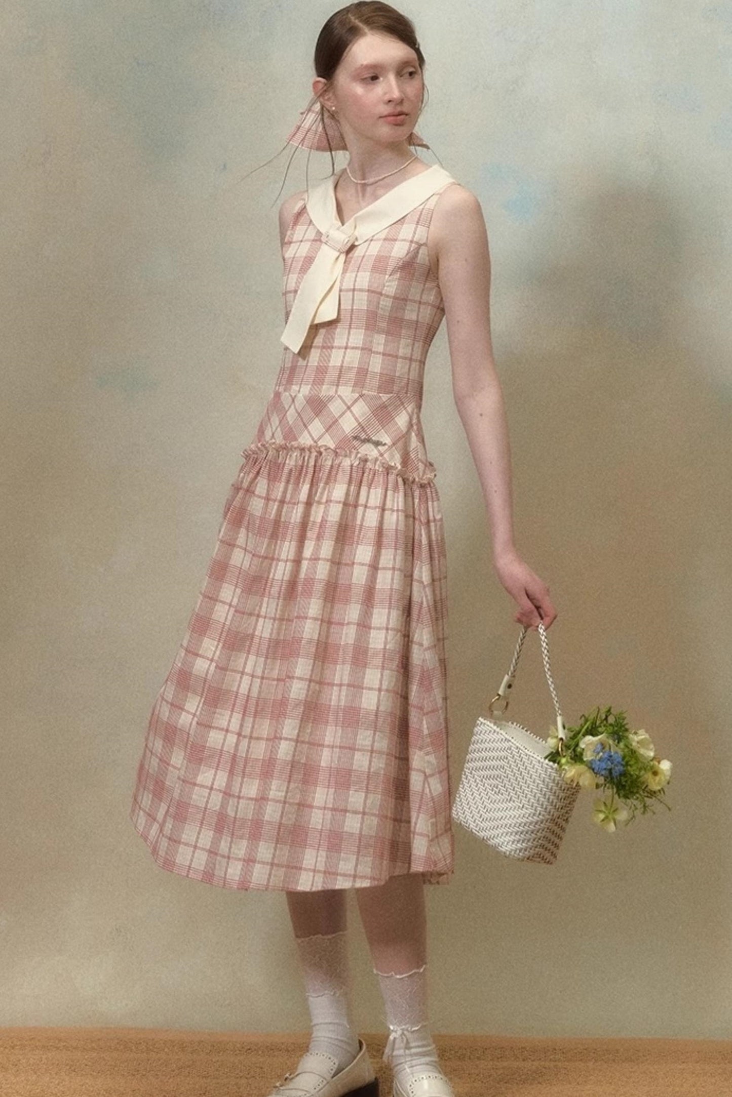 Chic V-Neck A-Line Dress