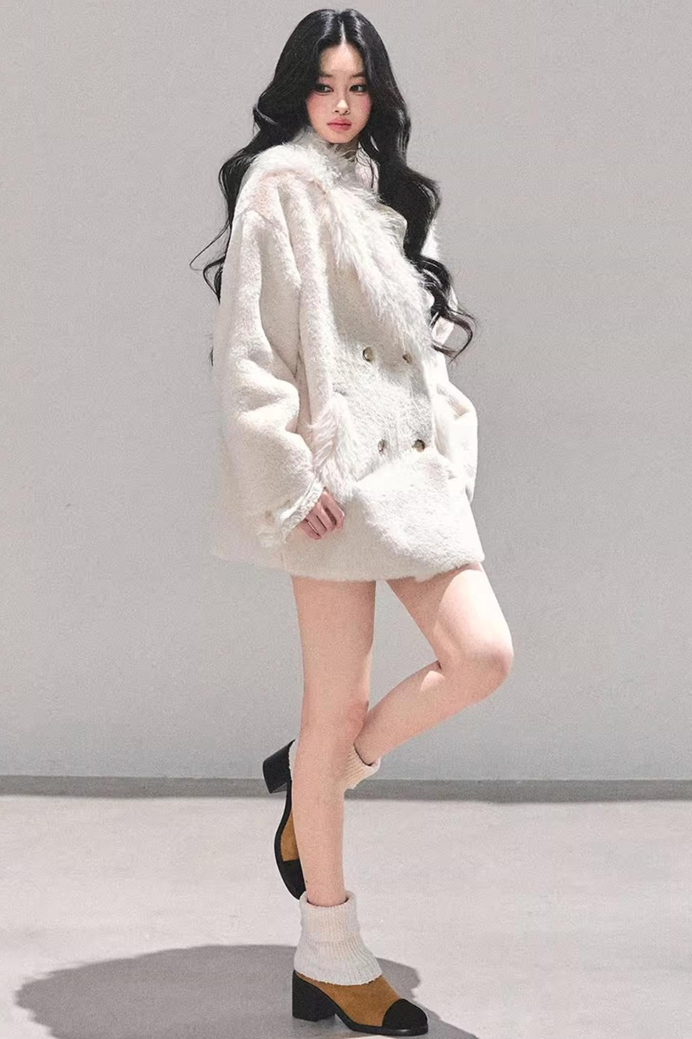 Elegant Winter Fur Coat