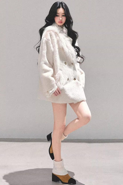 Elegant Winter Fur Coat