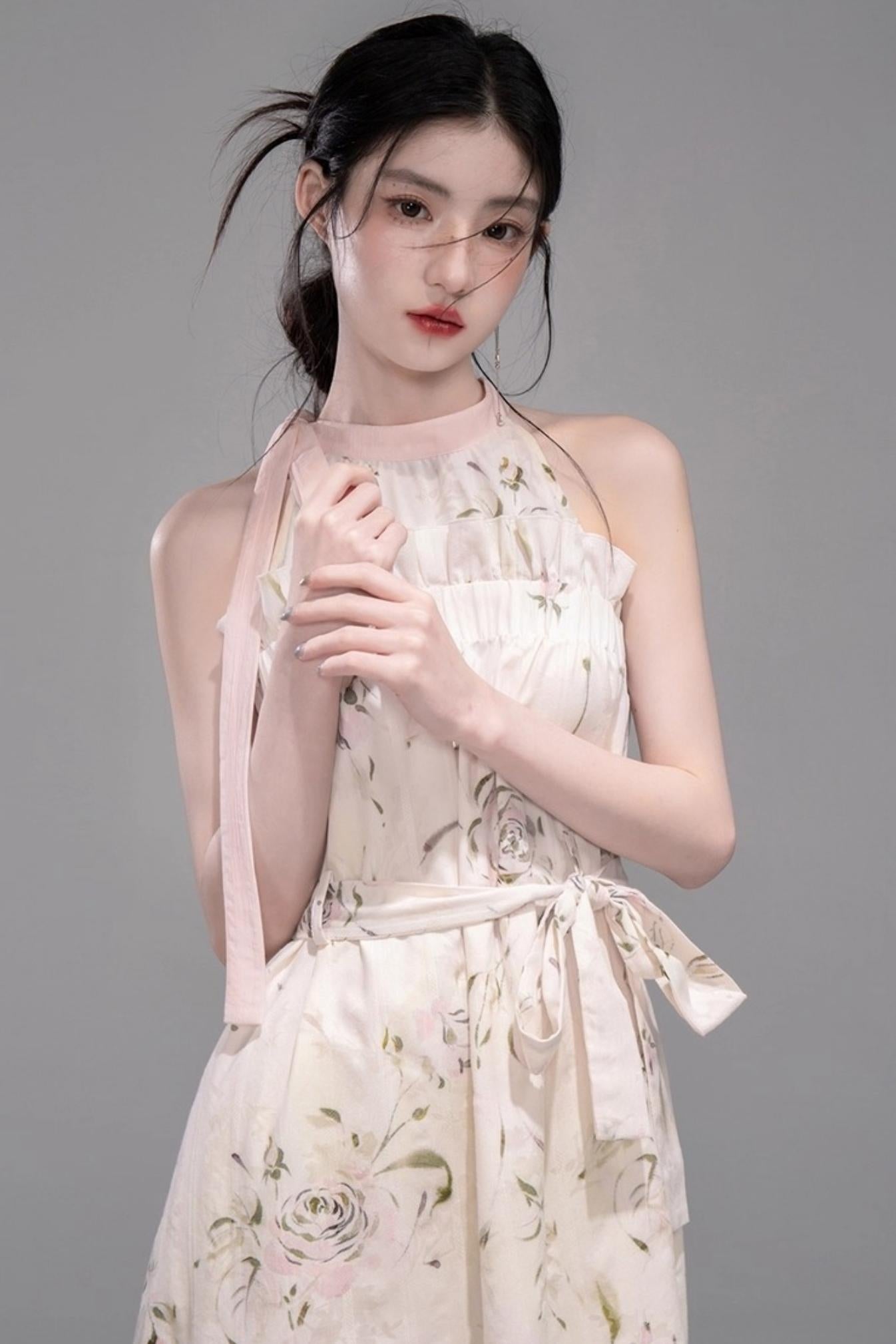 Heartbeat Muse Sea Salt Rose Dress