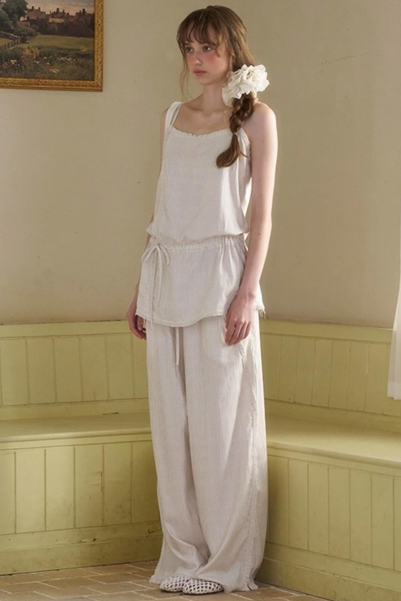 Coconut Grove Pleated Slacks Set-Up