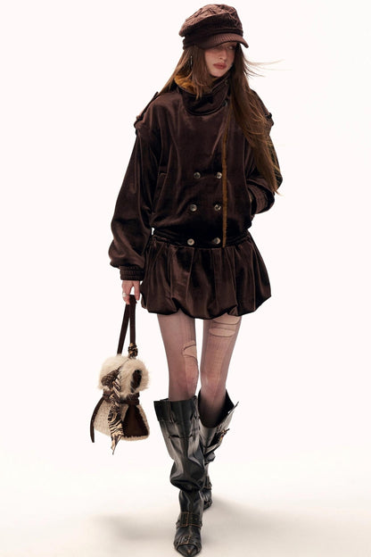 Floral Patchwork Jacket Dress